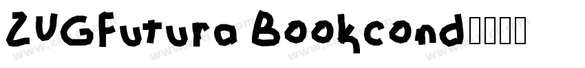 ZUGFutura Bookcond字体转换